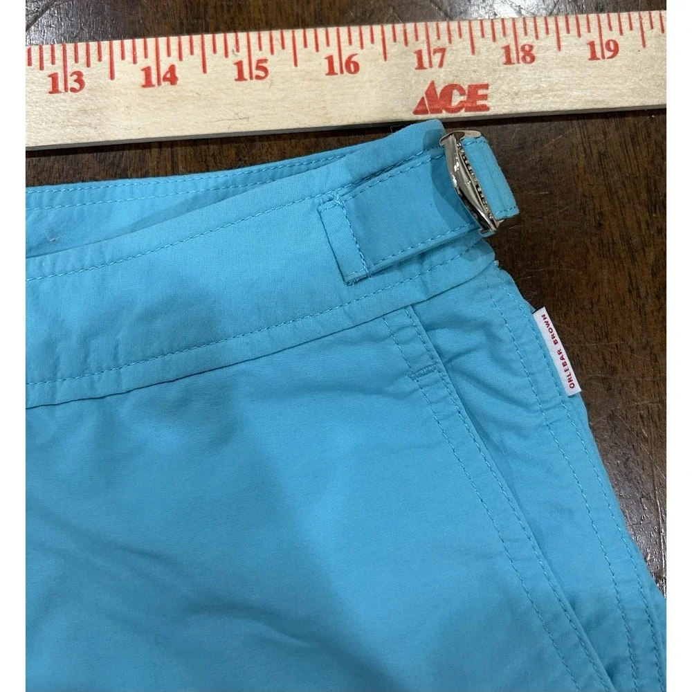 Orlebar Brown Classic Bulldog Lined Swim Trunks Men's 34 Riviera Blue
